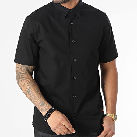 HUGO - Ebor Camicia a maniche corte 50475668 Nero