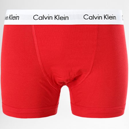 Calvin Klein - Confezione da 6 boxer rosso bianco marina U2662G