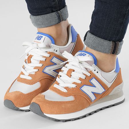 New Balance - Sneakers classiche da donna 574 WL5740QB Rosa Cipria Albicocca