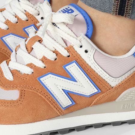 New Balance - Sneakers classiche da donna 574 WL5740QB Rosa Cipria Albicocca