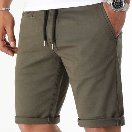 LBO - Pantaloncini Chino Jogger 2938 Verde Khaki