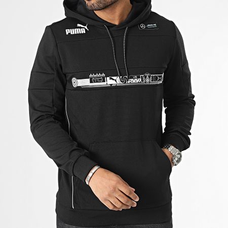 Puma - MAPF1 Felpa con cappuccio 538448 Nero