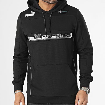 Puma - MAPF1 Felpa con cappuccio 538448 Nero