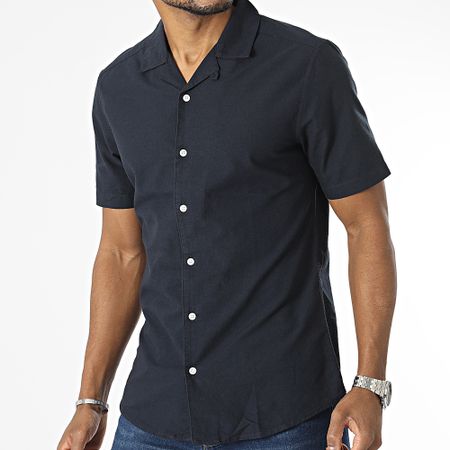 Only And Sons - Camicia a maniche corte Alvaro Navy
