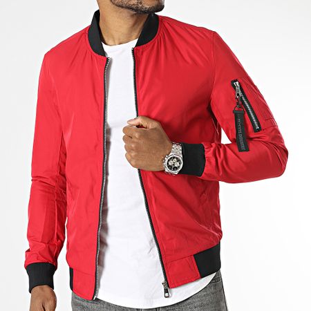 Kymaxx - Giacca bomber rossa