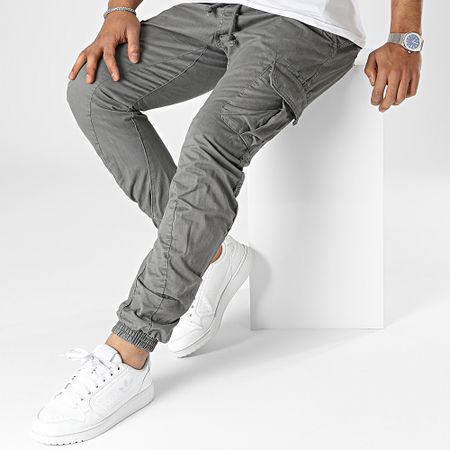 Urban Classics - TB1268 Pantaloni cargo grigi