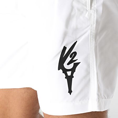 Da Uzi - Pantaloncini da bagno V2V Bianco Nero