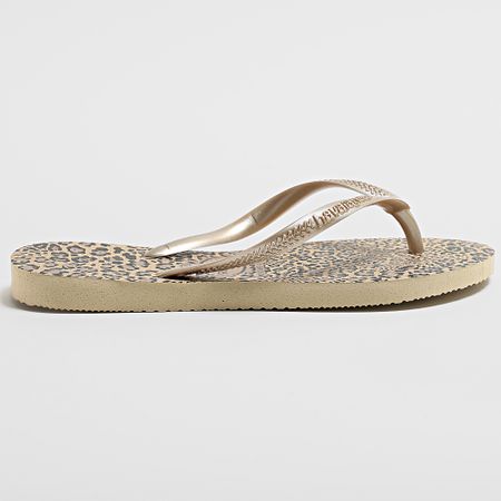 Havaianas - Infradito Slim Animals Beige Leopard da donna