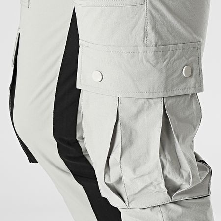 John H - Pantaloni cargo grigi