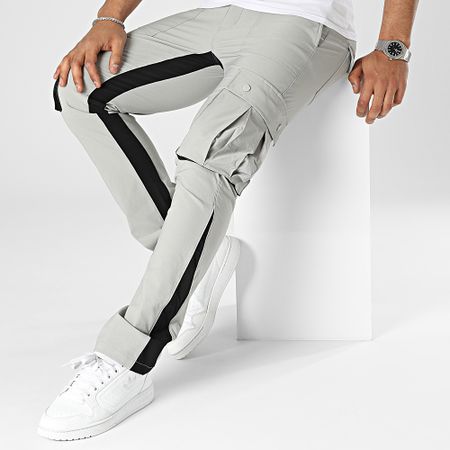 John H - Pantaloni cargo grigi