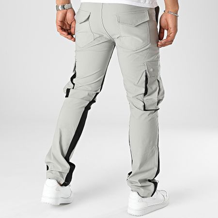 John H - Pantaloni cargo grigi