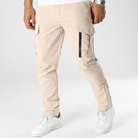 John H - Pantaloni cargo sabbia