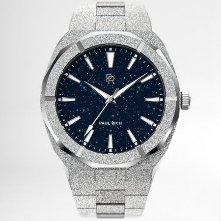 Paul Rich - Orologio Frosted Star Dust 42 mm Argento