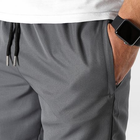 LBO - Set di 2 pantaloni da jogging Diamond 1070510 nero grigio antracite