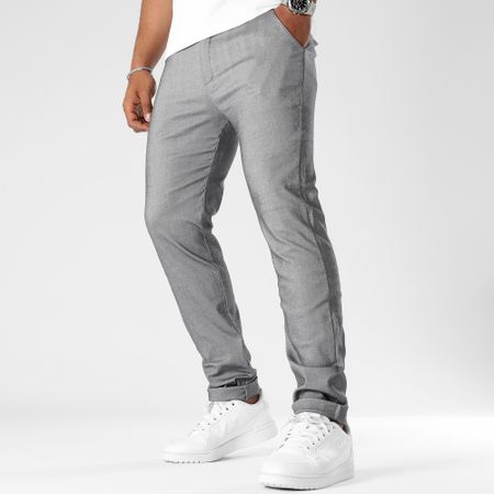 LBO - Pantaloni Chino Regular 0237 Heather Grey