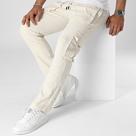 John H - Pantaloni cargo beige
