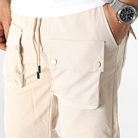 John H - Pantaloncini Cargo beige