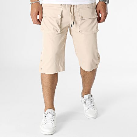 John H - Pantaloncini Cargo beige