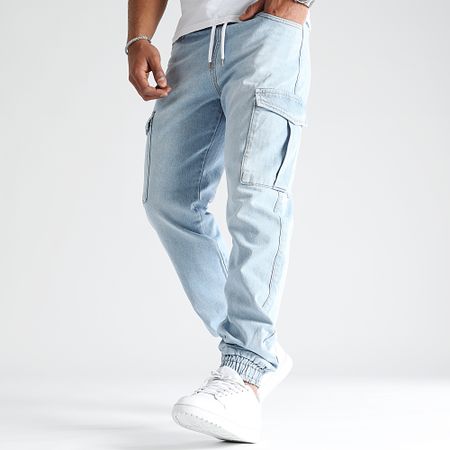 LBO - Jogger Pant Cargo Jeans dal taglio rilassato 2960 Denim Wash