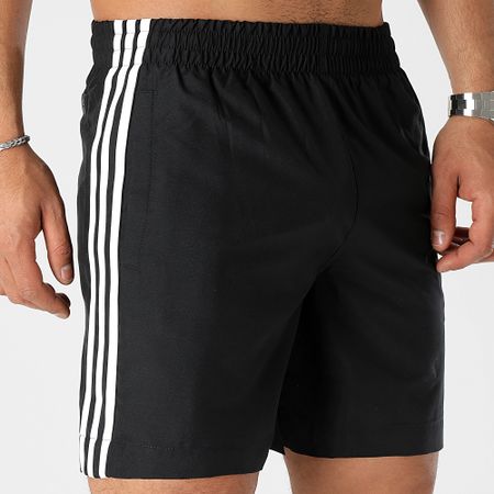 Adidas Originals - HT4406 Pantaloncini da bagno neri a fascia