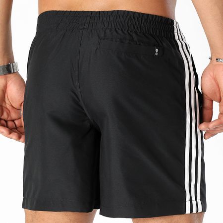 Adidas Originals - HT4406 Pantaloncini da bagno neri a fascia