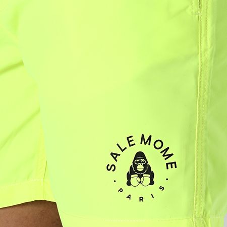 Sale Môme Paris - Pantaloncini da bagno Gorilla Piccolo Giallo Fluorescente Nero