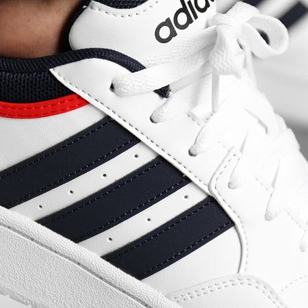 Adidas Originals - Hoops 3 GY5427 Cloud White Collegiate Navy Classic Red Sneakers