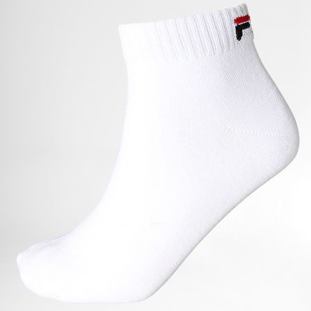 Fila - Confezione da 6 paia di calzini F9300 bianco nero grigio erica
