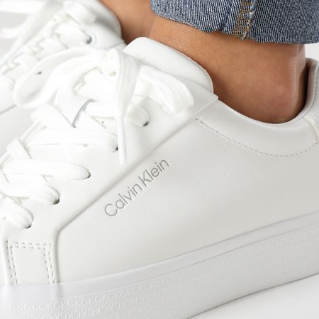 Calvin Klein - Sneaker alte da donna Vulcan Lace Up Nano 1066 CK White