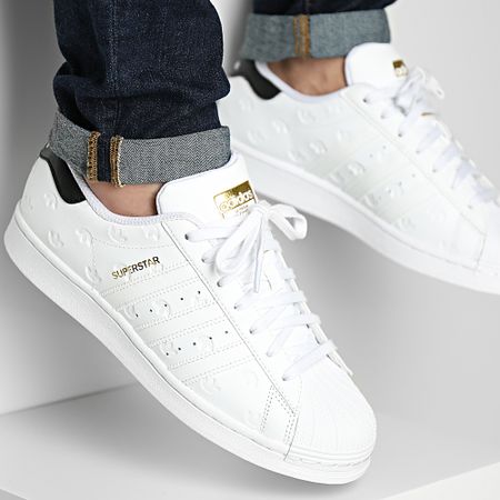 Adidas Originals - Sneaker alte Superstar HQ1936 Cloud White Core Black