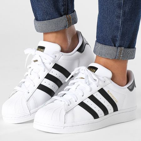 Adidas Originals - Sneaker alte Superstar donna FU7712 Cloud White Core Black