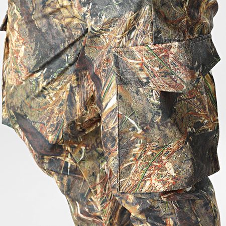 ADJ - Pantaloni Cargo Beige Verde Khaki