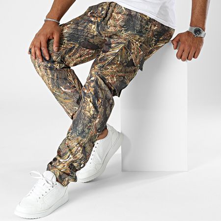 ADJ - Pantaloni Cargo Beige Verde Khaki