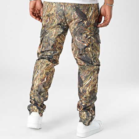 ADJ - Pantaloni Cargo Beige Verde Khaki