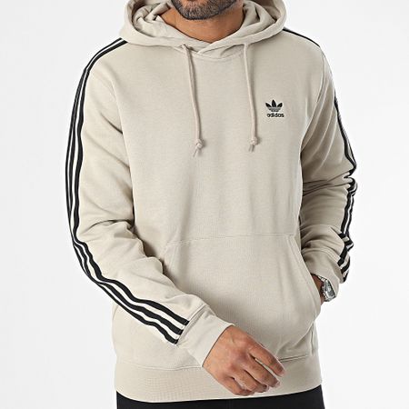 Adidas Originals - Felpa con cappuccio 3 strisce IL2490 Beige