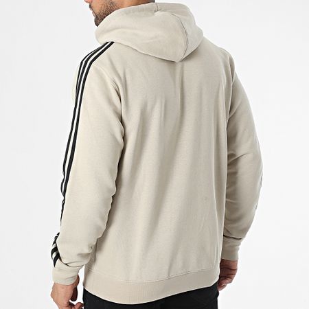 Adidas Originals - Felpa con cappuccio 3 strisce IL2490 Beige