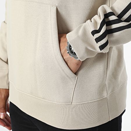 Adidas Originals - Felpa con cappuccio 3 strisce IL2490 Beige