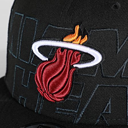 New Era - 9Fifty NBA Draft Miami Heat Snapback Cap Nero