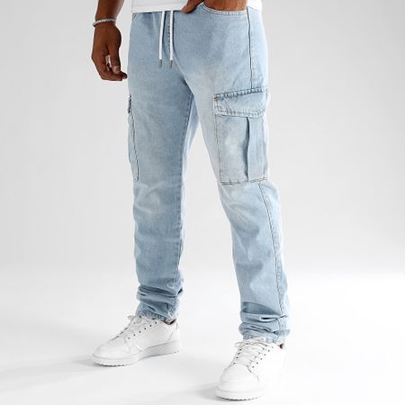 LBO - Jogger Pant Cargo Jeans dal taglio rilassato 2999 Denim Wash