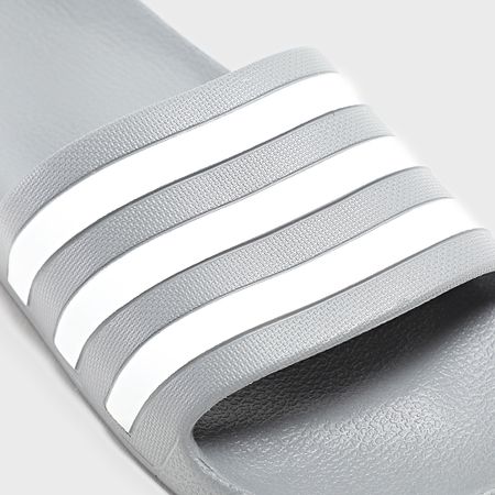 Adidas Sportswear - Claquettes Adilette Aqua F35538 Grigio Tre Bianco
