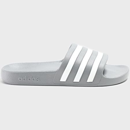 Adidas Sportswear - Claquettes Adilette Aqua F35538 Grigio Tre Bianco