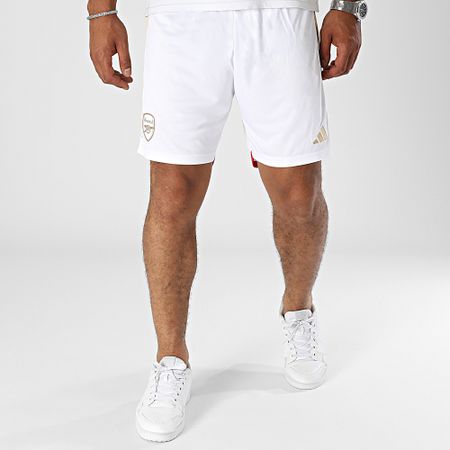 Adidas Sportswear - Arsenal HR6924 Pantaloncini da jogging con banda bianca