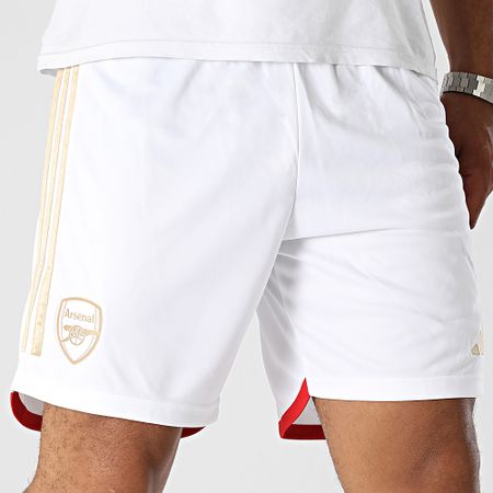 Adidas Sportswear - Arsenal HR6924 Pantaloncini da jogging con banda bianca