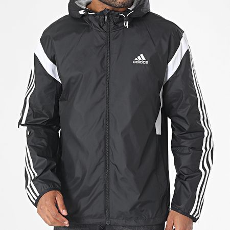 Adidas Originals - Giacca a vento con cappuccio IN9953 Nero