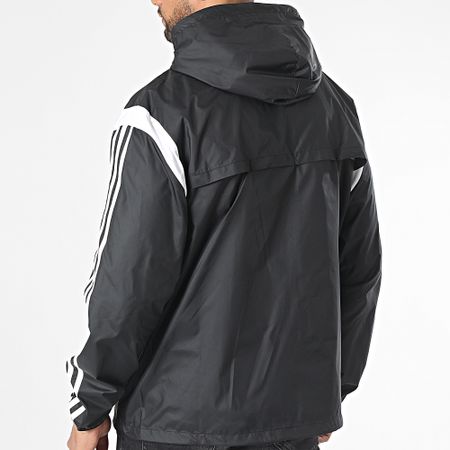 Adidas Originals - Giacca a vento con cappuccio IN9953 Nero