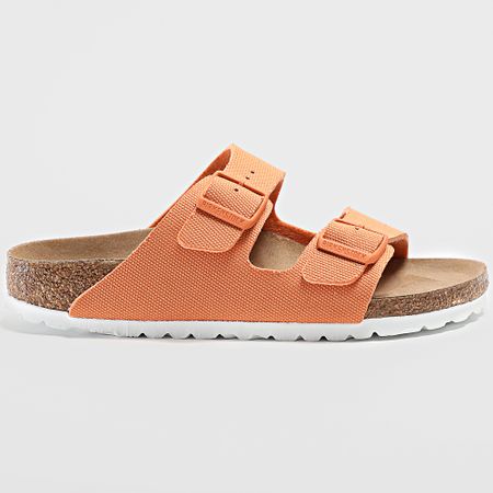 BIRKENSTOCK - Sandali da donna Arizona Rivet Logo Vegan Canvas Papaya