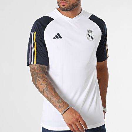 Adidas Sportswear - Maglia calcio Real Madrid Slim IB0868 Bianco Blu Navy