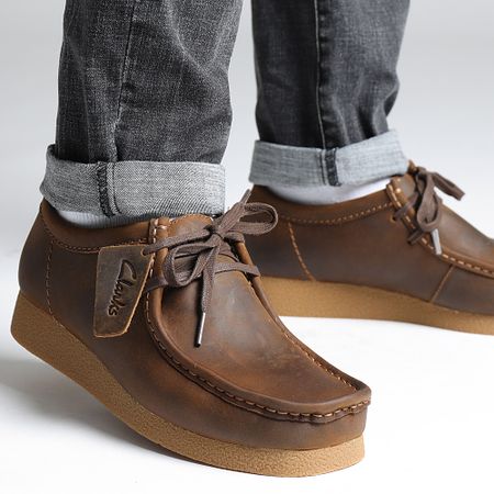 Clarks - Scarpe Wallabee Evo Beeswax