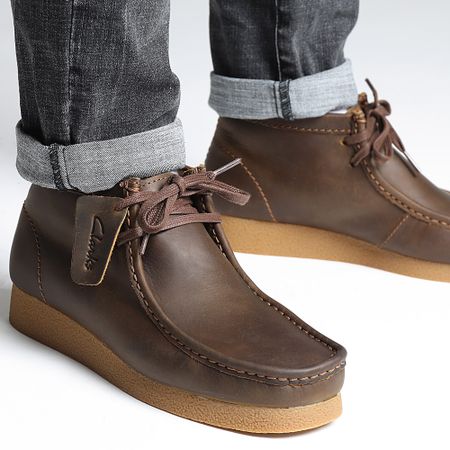 Clarks - Scarpe Wallabee Evo BT in cera d'api