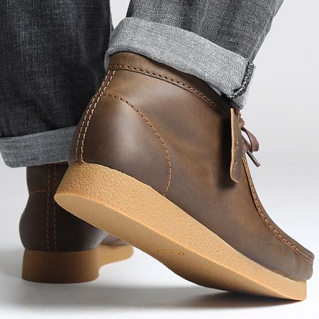 Clarks - Scarpe Wallabee Evo BT in cera d'api